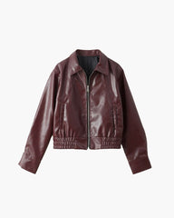 Chaqueta Hannah de cuero sintético con solapas