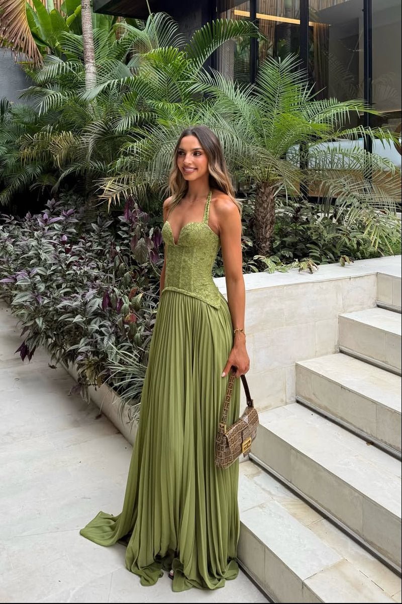 SOKYND Indra Pleated Corset Maxi Dress DressXS