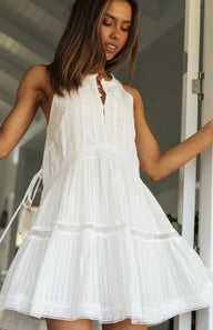 Jackie Boho Sleeveless Mini Dress