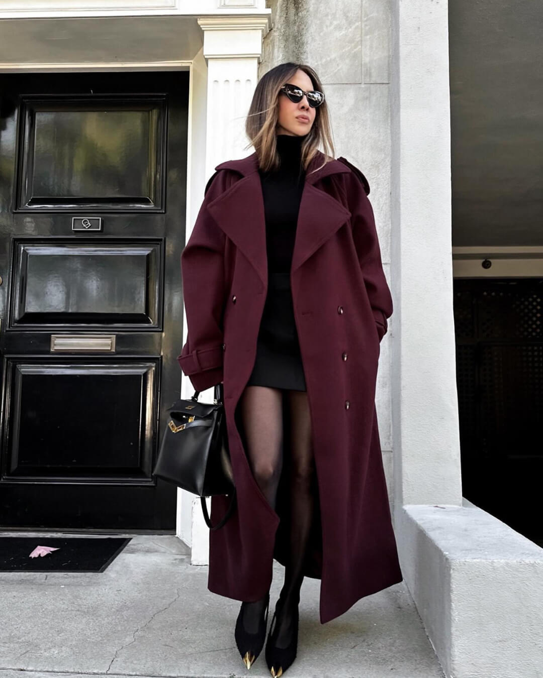 SOKYND Janelle Autumn Winter Coat Coats & JacketsVh1767356248731541241BurgundyS