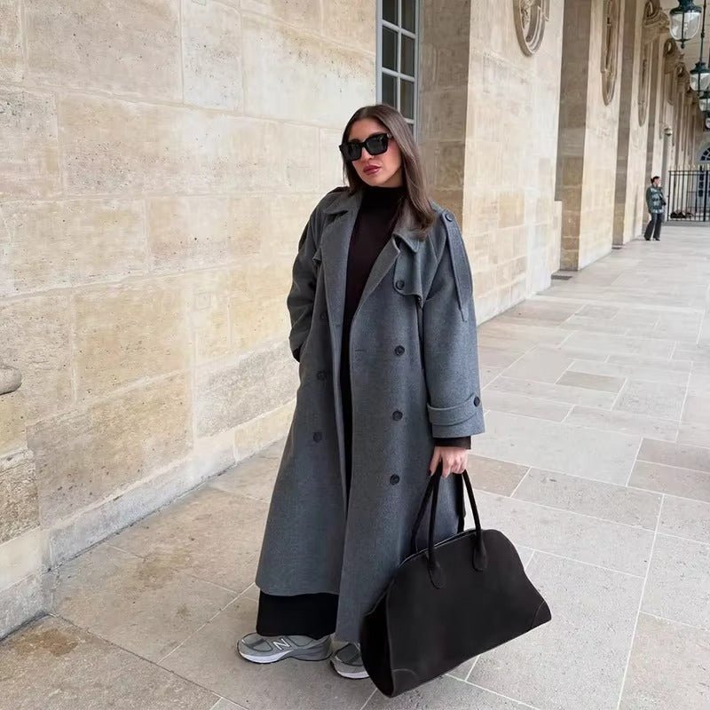 SOKYND Janelle Autumn Winter Coat Coats & JacketsZR1767356248731429564GrayL