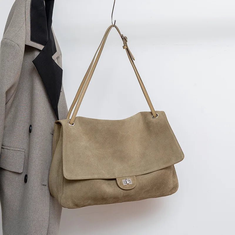 SOKYND Lara Matte Suede Crossbody Tote BagSOKYND-215383-BEI-OS-67863Beige
