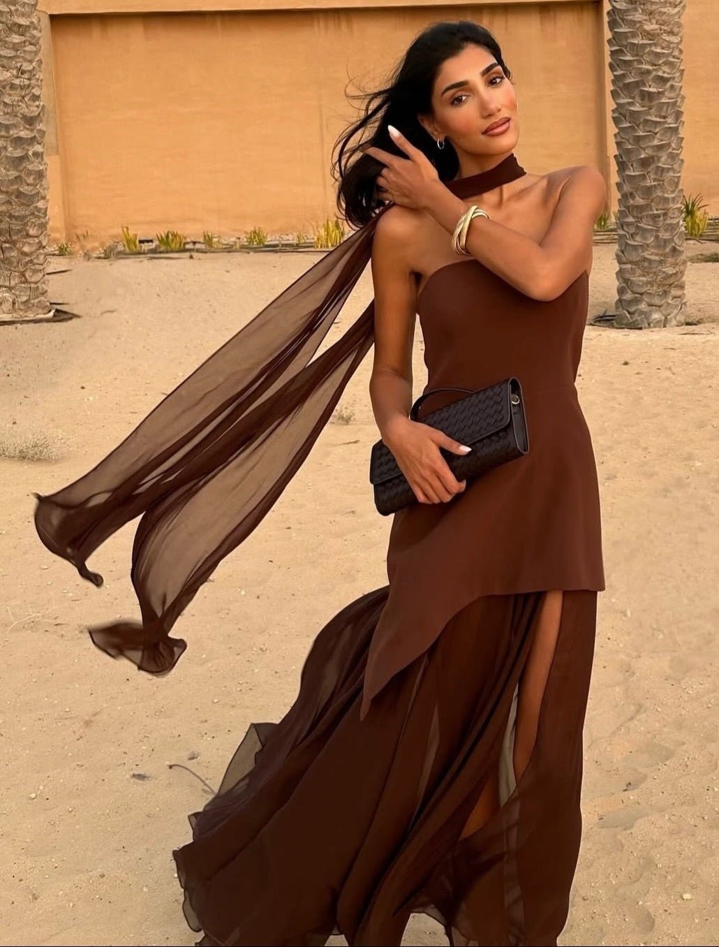 SOKYND Leah Strapless Mesh Maxi Dress DressSOKYND-104279-XS-OS-42935XS
