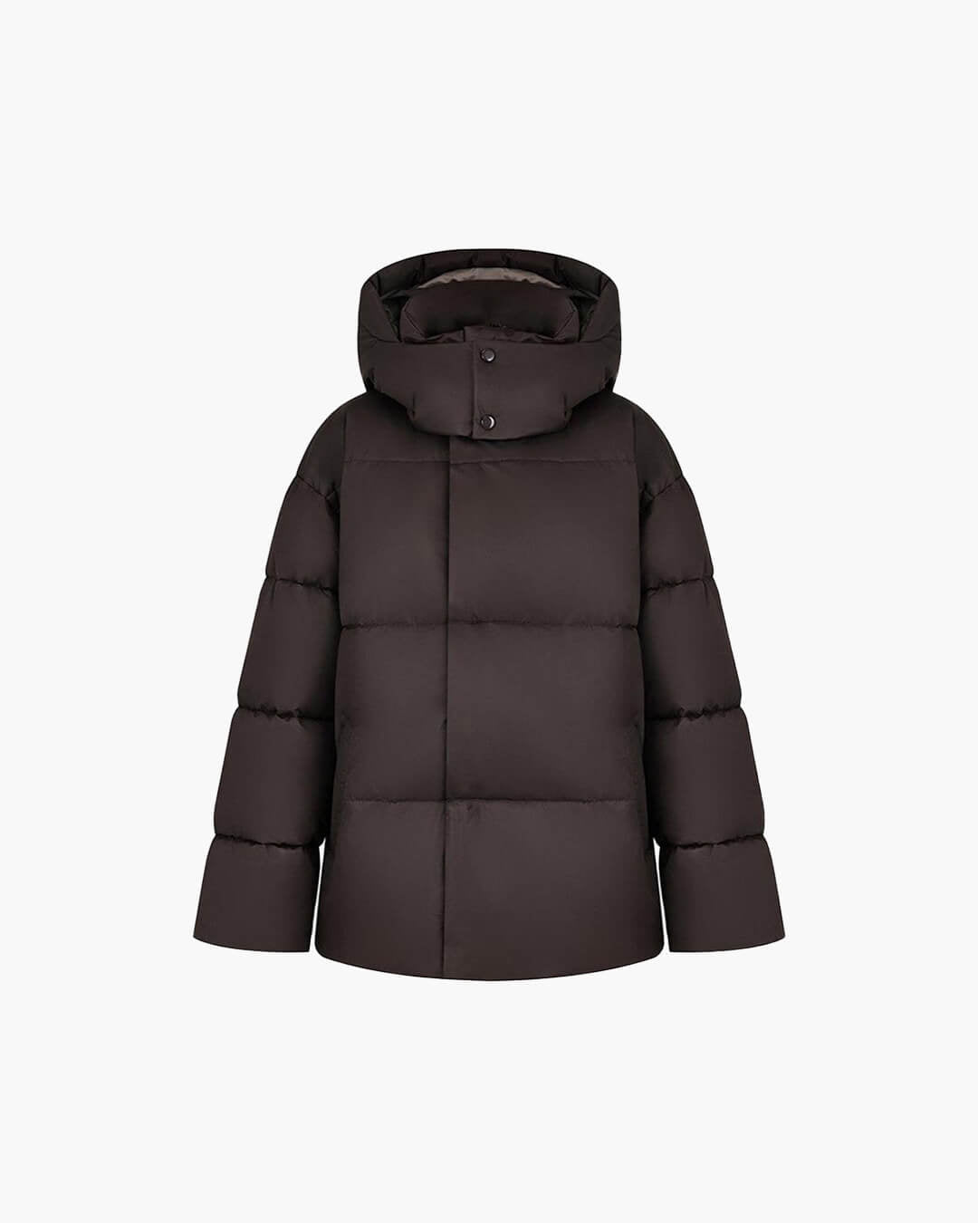 SOKYND Lola Oversized Puffer Jacket with Detachable Hood JacketSOKYND-468055-BRO-S-17399BrownS