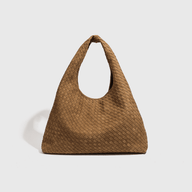 Lola Woven Faux Suede Tote Bag