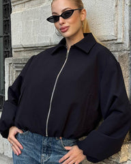 Luana Puffed Bomber Jacket