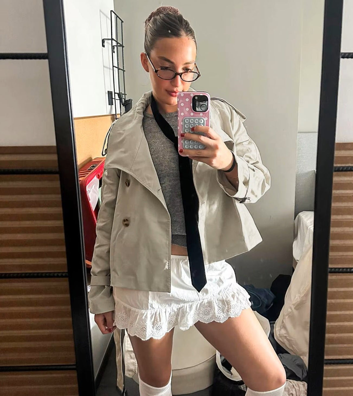 SOKYND Lucy Belted Trench Coat CoatSOKYND-541143-BEI-M-99639BeigeM