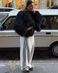 Lyndie Short Faux Fur Coat