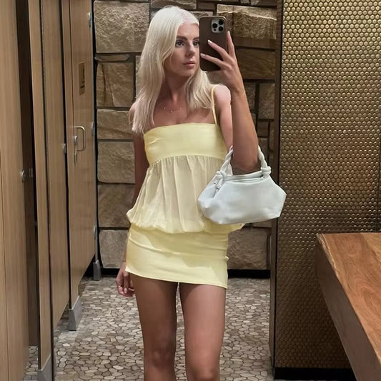 Marnie Off Shoulder Mesh Bodycon Mini Dress