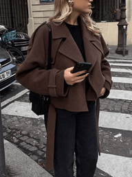 Mary High Collared Coat