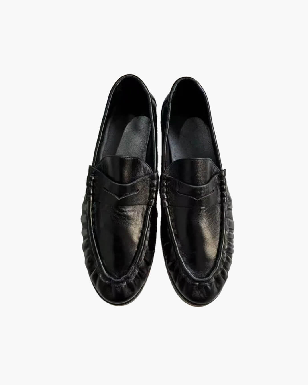 SOKYND Melissa Faux Leather Slip-On Loafers ShoesSOKYND-089367-BLA-35-02999Black35
