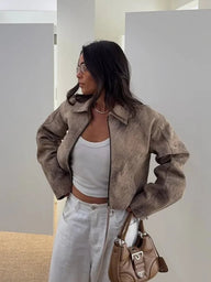 Melissa Tie-Dye Bomber Jacket