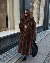 Mina Faux Fur Maxi Coat