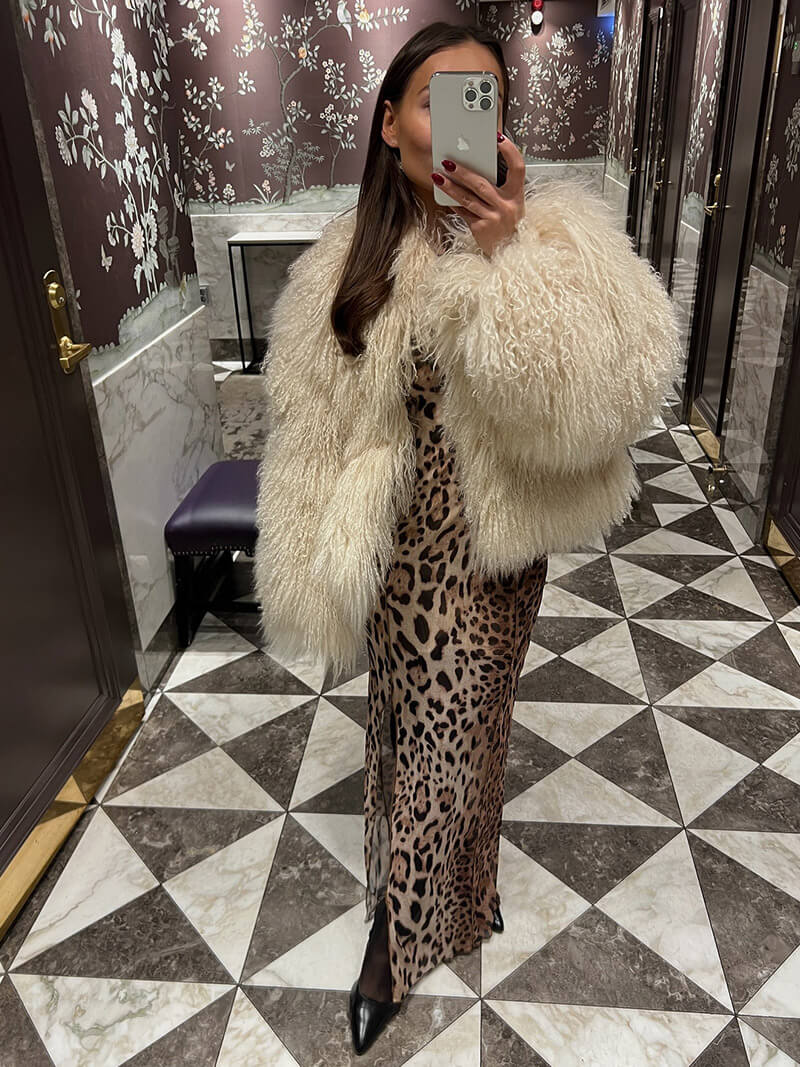 SOKYND Miranda Faux Fur Coat Coats & Jacketsgr1767356248758150368WhiteL