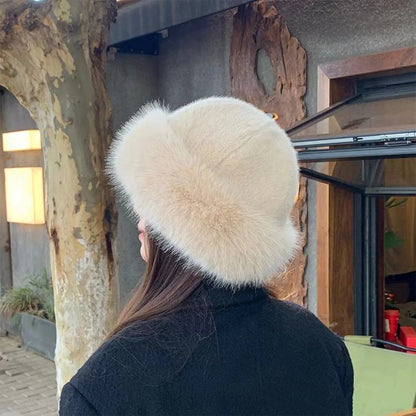 SOKYND Natasha Faux Fur Hat HatsQc1767356248749900671Pink
