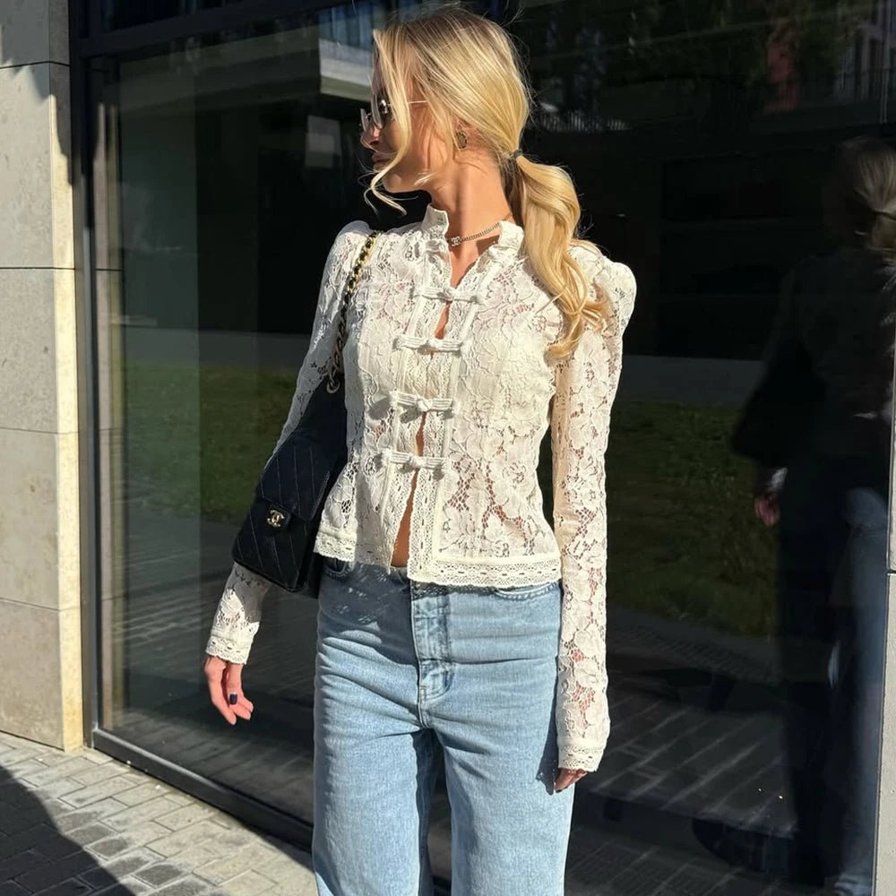SOKYND Nicole Long Sleeve Lace Blouse Tops1005009268939981-;En1772479402477112788WhiteS