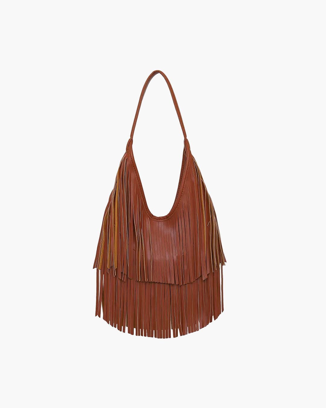 SOKYND Rebecca Tasseled Hobo Bag BagSOKYND-433687-BRO-OS-58359Brown