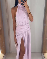 Teresa Sleeveless Side Split Maxi Dress
