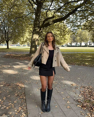 Thelma Cropped Trench Coat